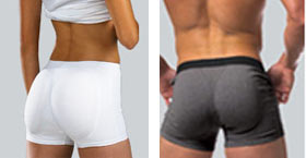Mens Padded Underwear and Womens Butt Enhancers for Comfort and ...